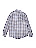 Gap Kids 100% Cotton Plaid White Long Sleeve Button-Down Shirt Size 10 - photo 2
