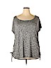 Assorted Brands Gray Short Sleeve Top Size 2X - photo 1