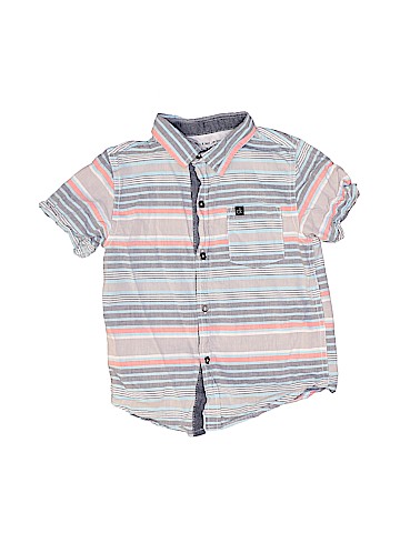 CALVIN KLEIN JEANS Short Sleeve Button-Down Shirt (view 1)