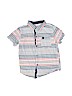CALVIN KLEIN JEANS 100% Cotton Stripes Gray Short Sleeve Button-Down Shirt Size 4T - photo 1