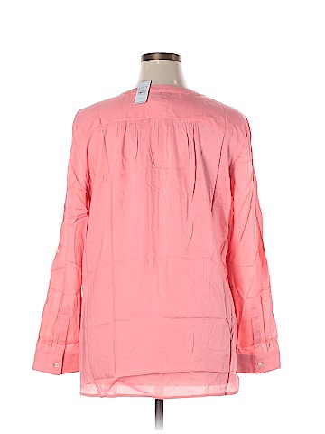 Ann Taylor LOFT Outlet Long Sleeve Button-Down Shirt (view 2)