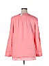 Ann Taylor LOFT Outlet 100% Rayon Pink Long Sleeve Button-Down Shirt Size XL - photo 2