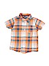 OshKosh B'gosh 100% Cotton Orange Short Sleeve Button-Down Shirt Size 5T - photo 1
