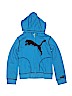 Puma 100% Cotton Blue Zip Up Hoodie Size S (kids) - photo 1