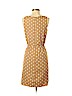 J. Crew Factory Store 100% Polyester Tan Casual Dress Size 4 - photo 2
