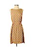 J. Crew Factory Store 100% Polyester Tan Casual Dress Size 4 - photo 1