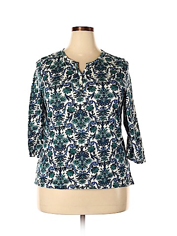 Talbots Outlet 3/4 Sleeve Henley (view 1)