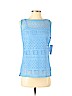 Laundry by Shelli Segal Blue Sleeveless Top Size S - photo 1