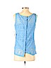 Laundry by Shelli Segal Blue Sleeveless Top Size S - photo 2