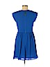 Rebecca Taylor 100% Polyester Blue Casual Dress Size 6 - photo 2