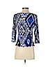 Meredith Matthews Blue 3/4 Sleeve Top Size S (petite) - photo 2