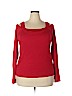 Anthropologie 100% Viscose Red Long Sleeve Top Size 2X - photo 1