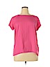 Worthington 100% Polyester Pink Short Sleeve Blouse Size XL (petite) - photo 1
