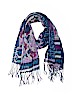 Unbranded Print Blue Scarf One size - photo 1