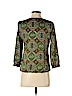 Talbots 100% Polyester Green 3/4 Sleeve Blouse Size 2 (petite) - photo 2