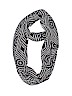 Mud Pie 100% Polyester Print Black Scarf One size - photo 1