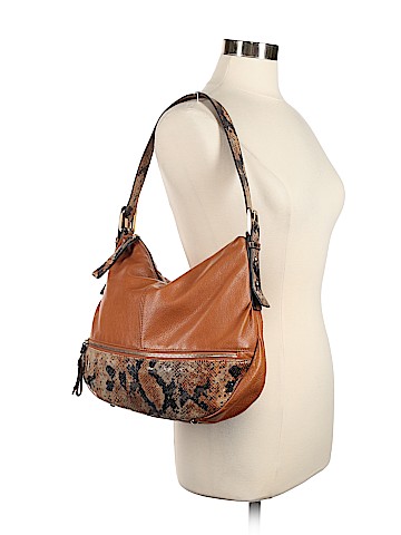 B Makowsky Leather Shoulder Bag (view 2)