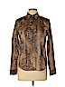 Lauren by Ralph Lauren 100% Cotton Brown Long Sleeve Button-Down Shirt Size L (petite) - photo 1