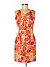 Bob Mackie 100% Silk Orange Casual Dress Size 8 (petite) - photo 1
