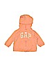 Baby Gap 100% Cotton Orange Zip Up Hoodie Size 3-6 mo - photo 1