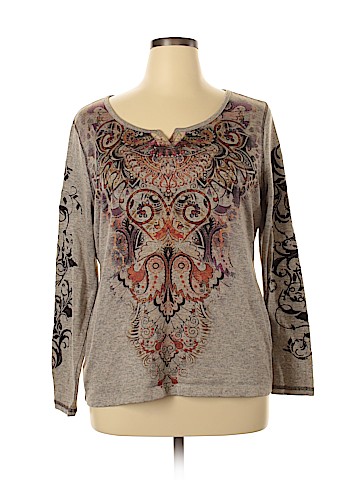 DressBarn Long Sleeve Top (view 1)