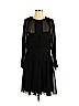 Diane von Furstenberg 100% Silk Black Casual Dress Size 14 - photo 1
