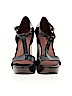Elizabeth and James Black Wedges Size 6 1/2 - photo 2