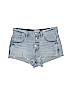 Free People 100% Cotton Blue Denim Shorts Size 26 waist - photo 1