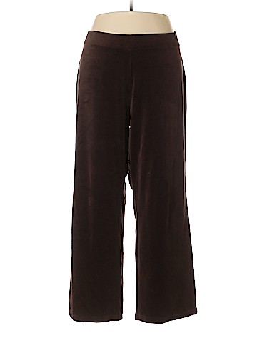 Basic Editions Velour Pants (view 1)