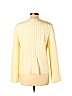 Go By Go Silk 100% Silk Ivory Long Sleeve Silk Top Size L - photo 2