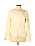 Go By Go Silk 100% Silk Ivory Long Sleeve Silk Top Size L - photo 1