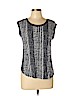 Ann Taylor LOFT 100% Rayon Blue Sleeveless Top Size L (petite) - photo 1