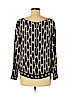 MICHAEL Michael Kors 100% Silk Brown Long Sleeve Silk Top Size M - photo 2