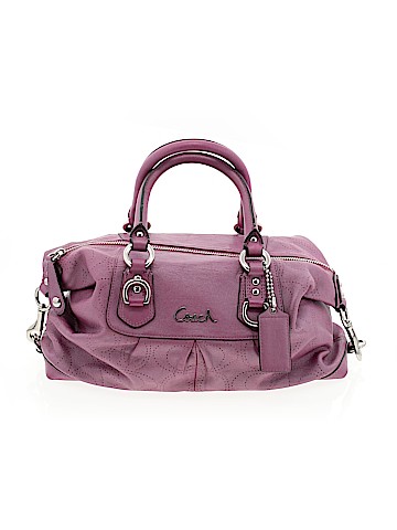 Coach Factory Leather Satchel (view 1)