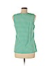 Banana Republic Factory Store 100% Polyester Green Sleeveless Blouse Size M (petite) - photo 2