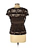 Apt. 9 Brown Short Sleeve Top Size L (petite) - photo 2