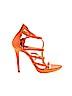 Herve Leger 100% Leather Orange Talor Heels Size EU 36 - photo 1