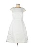 Halston Heritage 100% Polyester Ivory Cocktail Dress Size 8 - photo 1