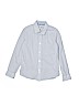 Jacadi Checkered-gingham Blue Long Sleeve Button-Down Shirt Size 6 - photo 1