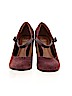 Clarks Burgundy Heels Size 5 - photo 2