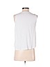 Ann Taylor LOFT Outlet 100% Cotton White Sleeveless Top Size S (petite) - photo 2