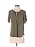 Ann Taylor LOFT 100% Rayon Green Short Sleeve Top Size S (petite) - photo 1