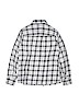 Justice 100% Cotton Plaid Gray Long Sleeve Button-Down Shirt Size 20 - photo 2