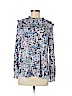 KARL Karl Lagerfeld Blue Long Sleeve Top Size M - photo 1