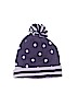 Gymboree 100% Acrylic Polka Dots Purple Beanie Size 12-24 mo - photo 1