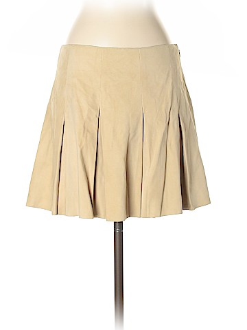 Theory Leather Skirt (view 1)