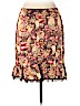 Nanette Lepore 100% Silk Brown Silk Skirt Size 4 - photo 2