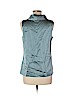 Ann Taylor Teal Sleeveless Silk Top Size M (petite) - photo 2