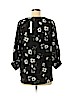 Gibson 100% Polyester Black 3/4 Sleeve Blouse Size M (petite) - photo 2
