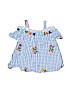 Pippa & Julie 100% Cotton Checkered-gingham Floral Blue Dress 12-18 MO / 18 MO - photo 1
